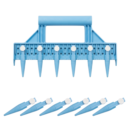 Seed Dibber Seed Spacing Tool for Garden Planting Row Spacer Tool