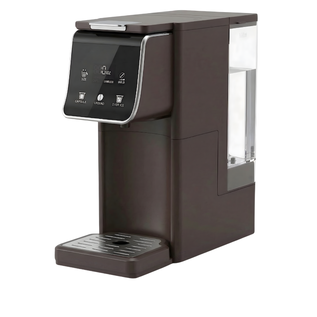 Single Serve Coffee Maker with 52oz Reservoir, K-Cup, Grounds or Tea