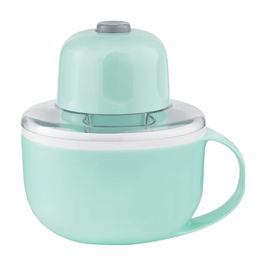 Single Serve Ice Cream Maker with Ingredient Chute and Freezable Mug