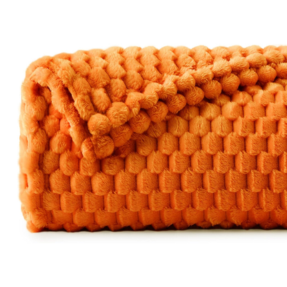 Soft Fleece Jacquard Blanket for Couch, Bed and Home Decor 3D Texture