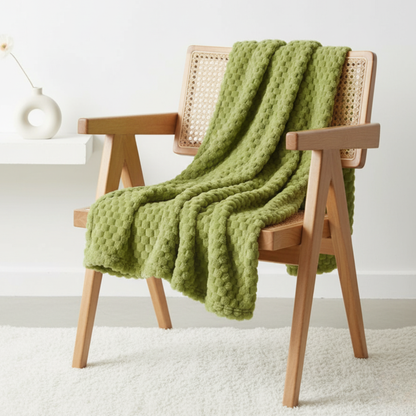 Soft Fleece Jacquard Blanket for Couch, Bed and Home Decor 3D Texture