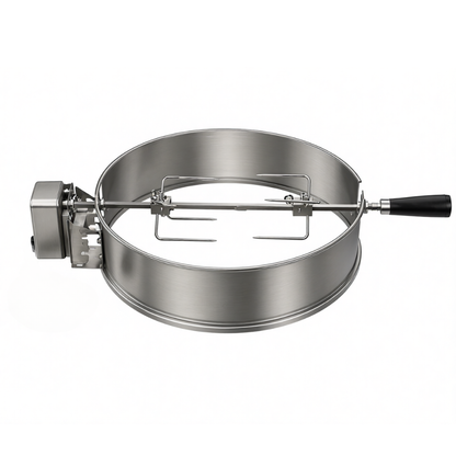 Stainless Steel Rotisserie Ring Kit for 22.5-Inch Kettle Grills