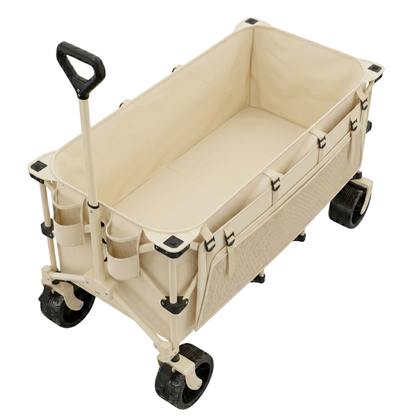 Steel Frame Wagon Cart Folding Storage Unit System 560 lb Capacity