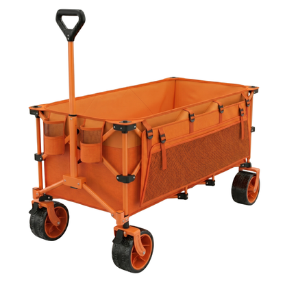 Steel Frame Wagon Cart Folding Storage Unit System 560 lb Capacity