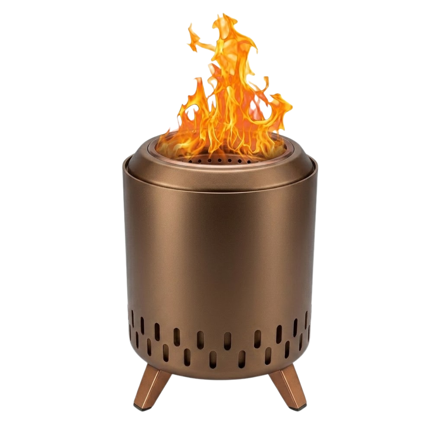 Tabletop Smokeless Fire Pit Stainless Steel Wood Pellet Burner