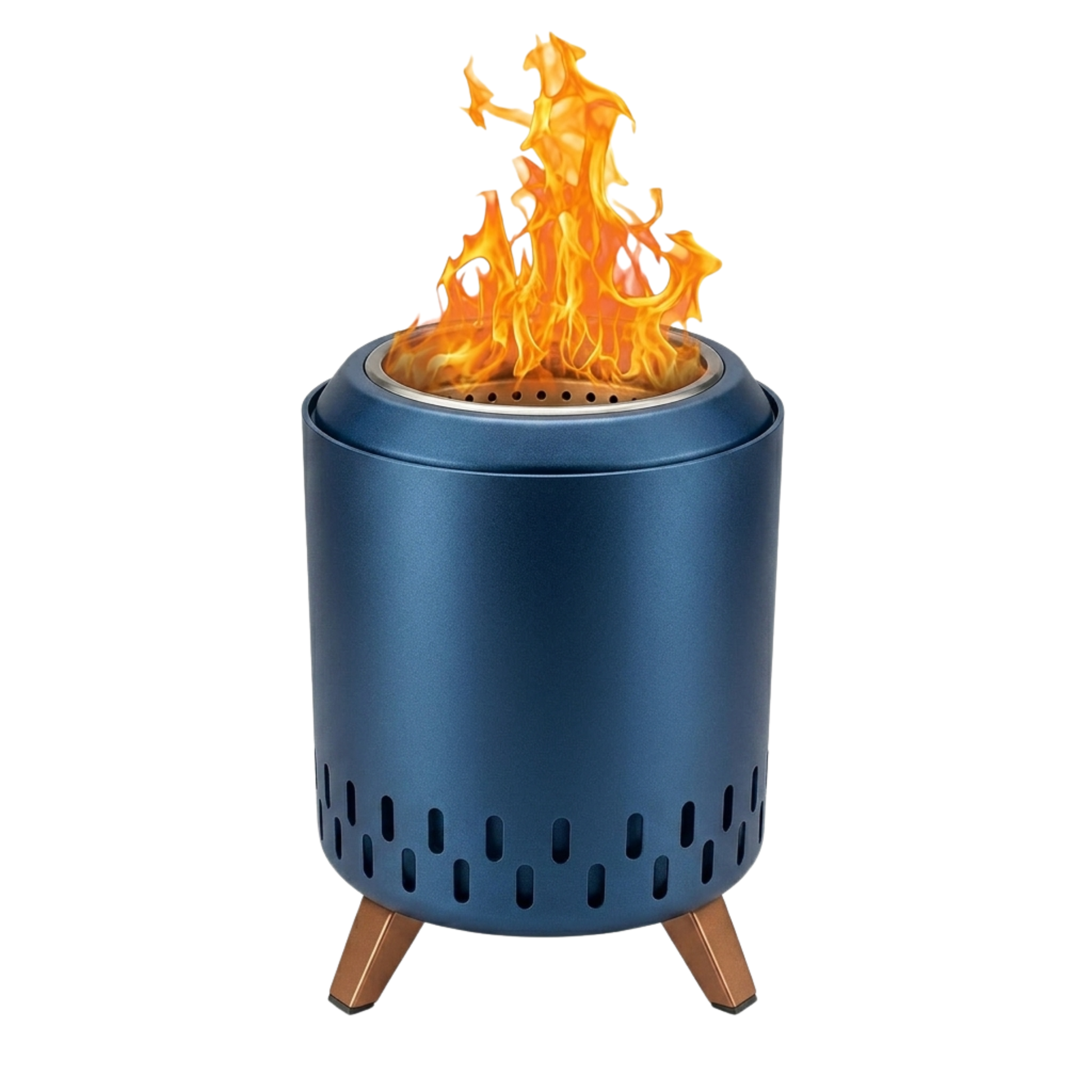 Tabletop Smokeless Fire Pit Stainless Steel Wood Pellet Burner
