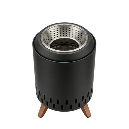 Tabletop Smokeless Fire Pit Stainless Steel Wood Pellet Burner