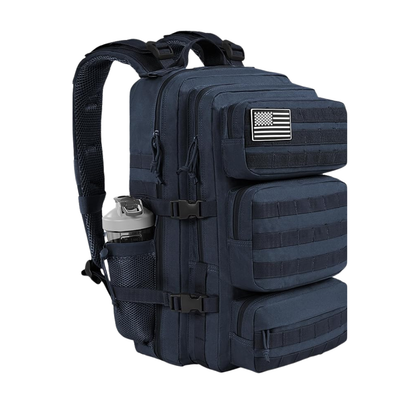Tactical Backpack with MOLLE Storage and Multiple Compartments