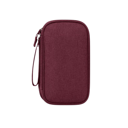Travel Cable Organizer Pouch with Double Layer Water-Resistant Case