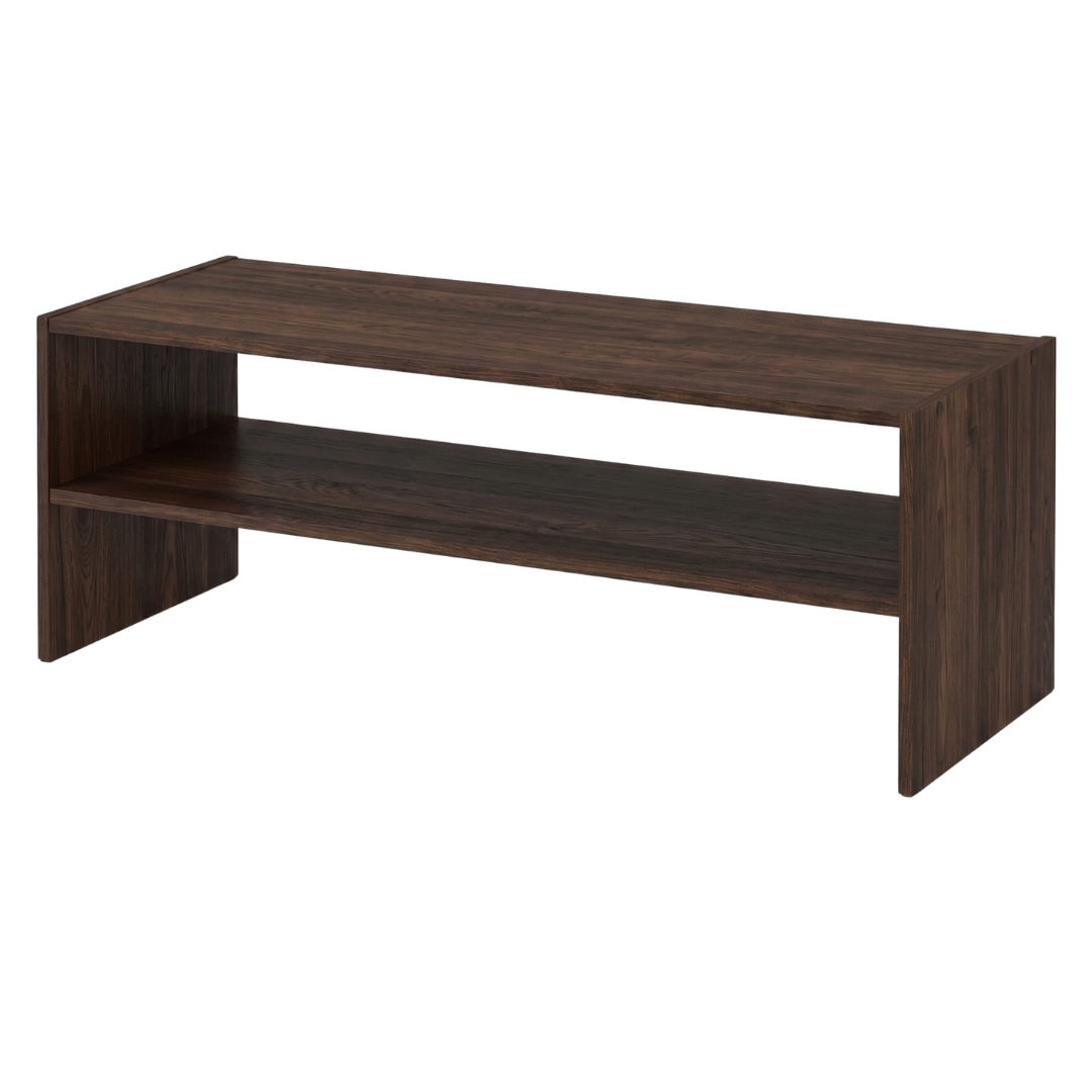 Two-Tier Shoe Organizer Wide Wood Storage Rack for Home Use, 24/28/32 in