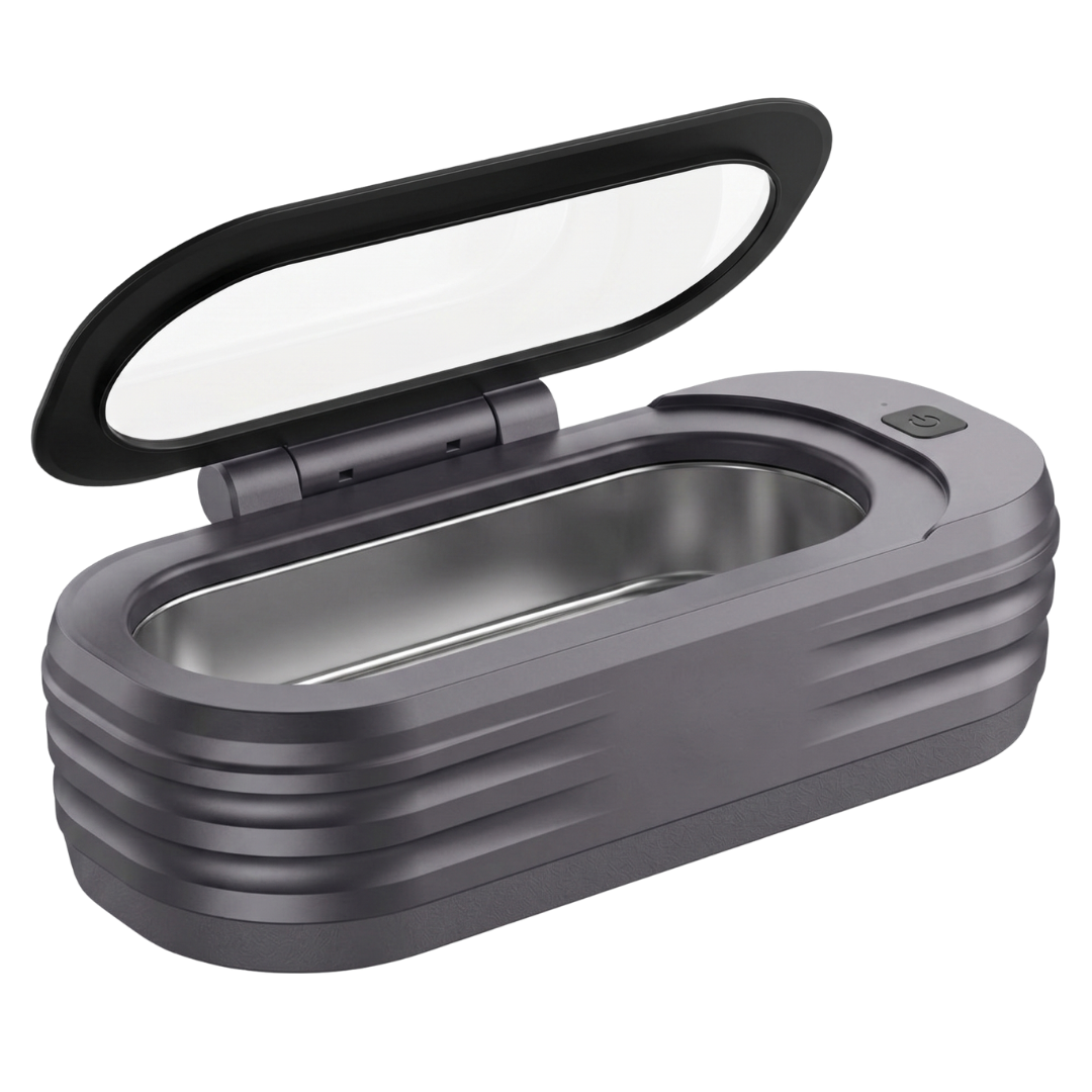 Ultrasonic Jewelry Cleaner 350ml Tank, 46kHz Sonic Cleaning Machine