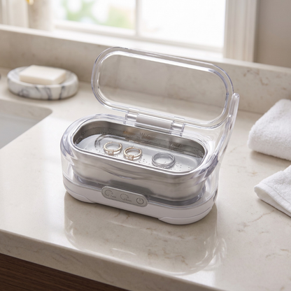 Ultrasonic Jewelry Cleaner 48KHz with Stainless Steel Tank Unit