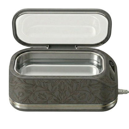Ultrasonic Jewelry Cleaning Unit with 48kHz Waves and Steel Inner Tank