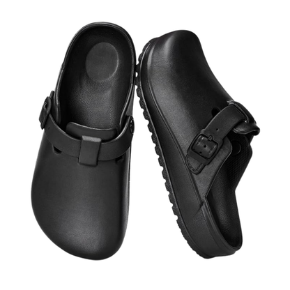 Unisex EVA Slip-On Clogs with Textured Outsole and Adjustable Buckle