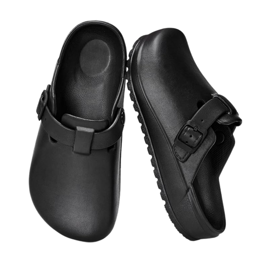 Unisex EVA Slip-On Clogs with Textured Outsole and Adjustable Buckle