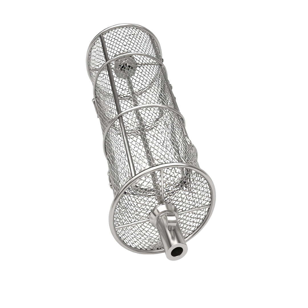 Universal Stainless Steel Rotisserie Grill Basket for Gas Grills