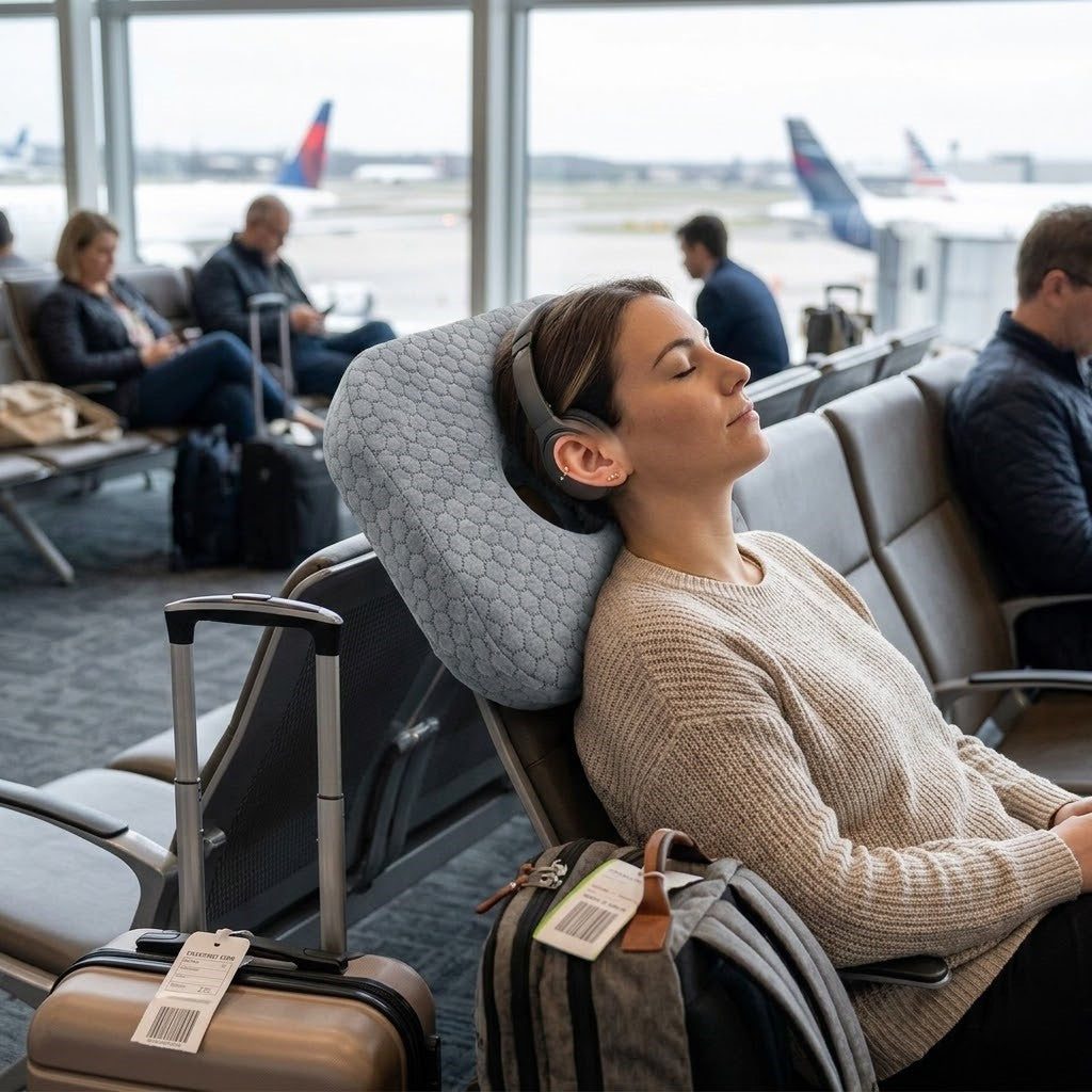 Cloud Ear Sleep Pillow-Huggleo-