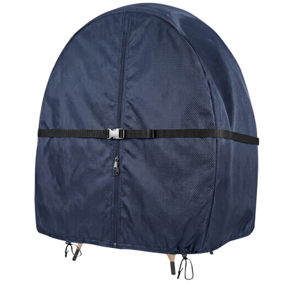 Water-Resistant Double Egg Chair Cover with Zipper and Buckle Straps