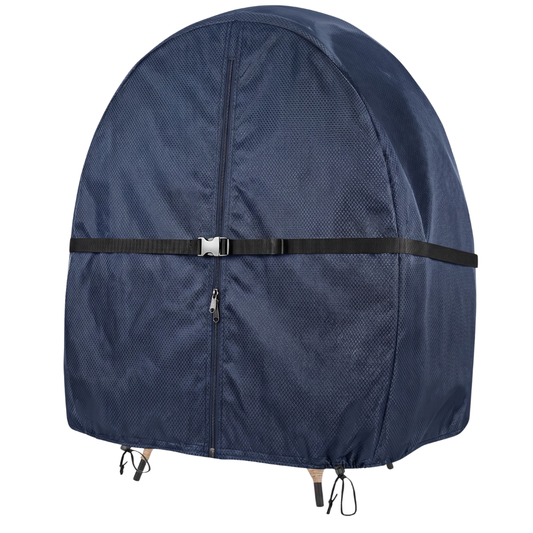 Water-Resistant Double Egg Chair Cover with Zipper and Buckle Straps