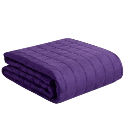 Weighted Blanket with 7 Layer Cooling Glass Beads and 16 Loop Design