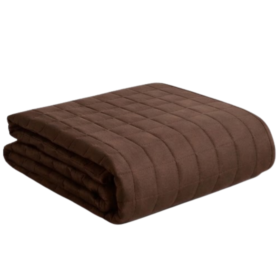 Weighted Blanket with 7 Layer Cooling Glass Beads and 16 Loop Design