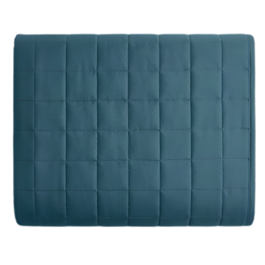 Weighted Blanket with 7 Layer Cooling Glass Beads and 16 Loop Design