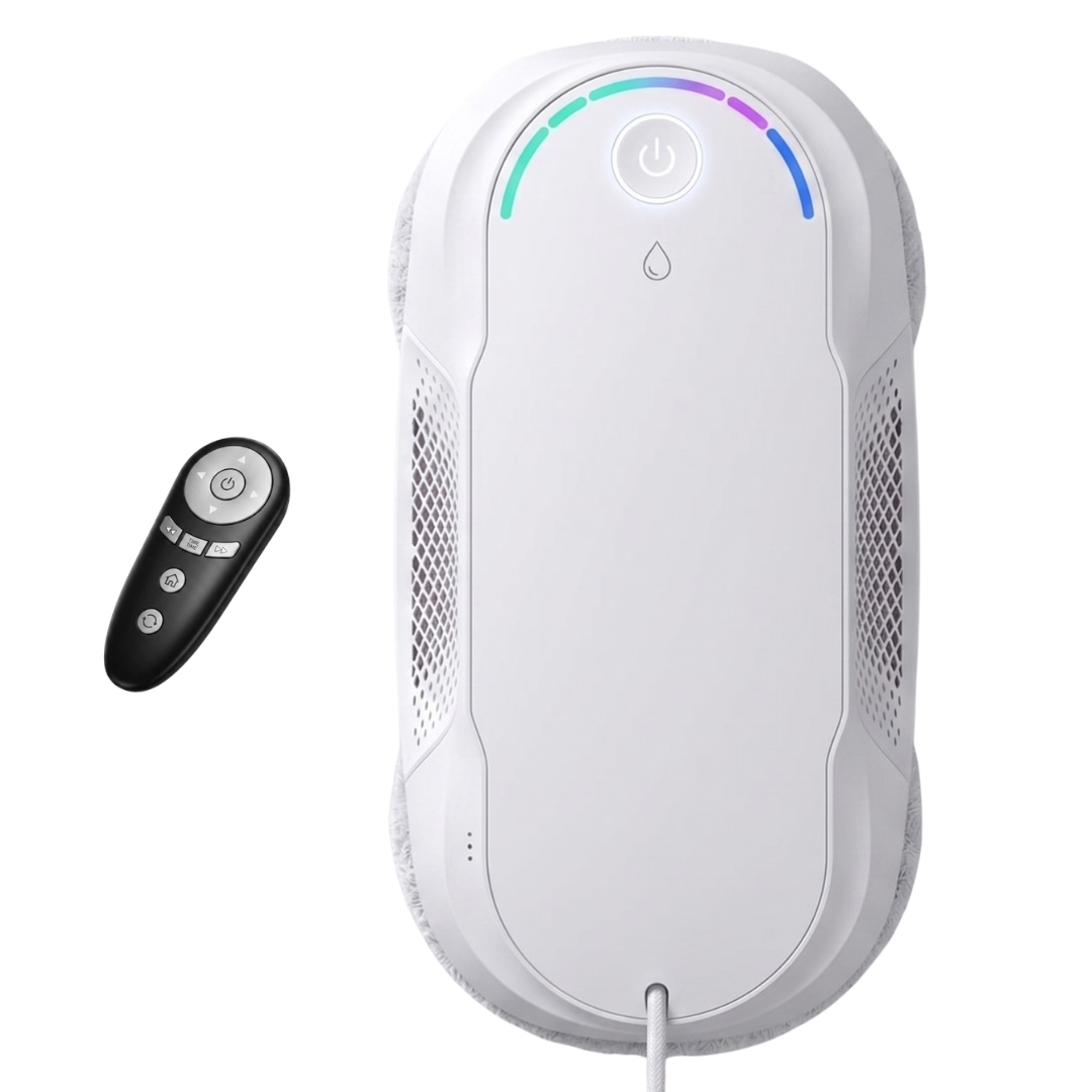 Window Cleaning Robot with Dual Spray and Adaptive Suction Control