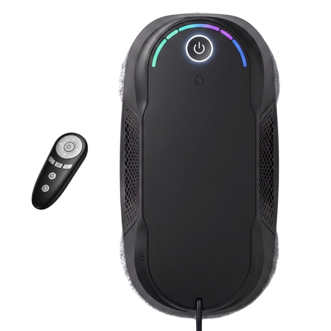 Window Cleaning Robot with Dual Spray and Adaptive Suction Control