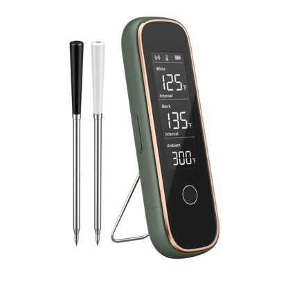 Wireless Bluetooth Meat Thermometer with Dual Probes and App Control