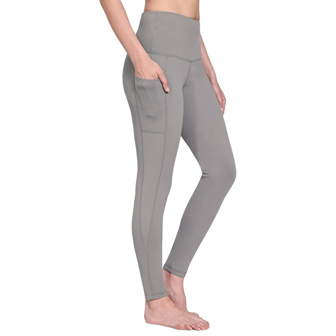 Women’s Fleece Lined Winter Leggings with Pockets and High Waist