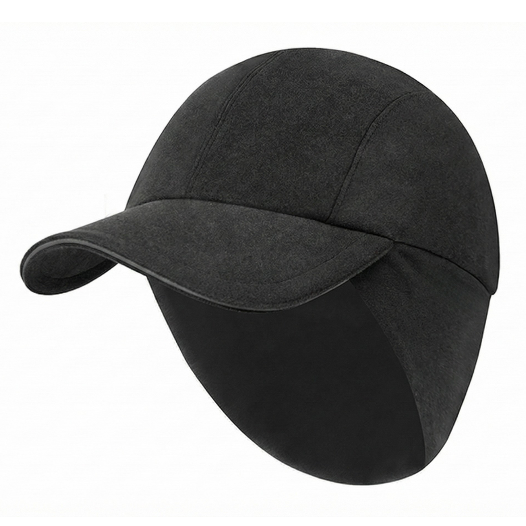 Women's Fleece Ponytail Hat with Ear Warmer and Reflective Trim