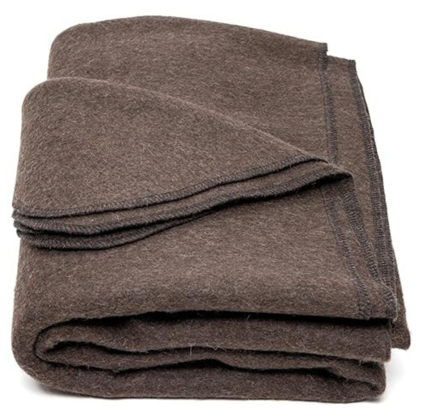 Wool Blend Blanket 64x88 inch for Camping, Travel, and Gear Kits