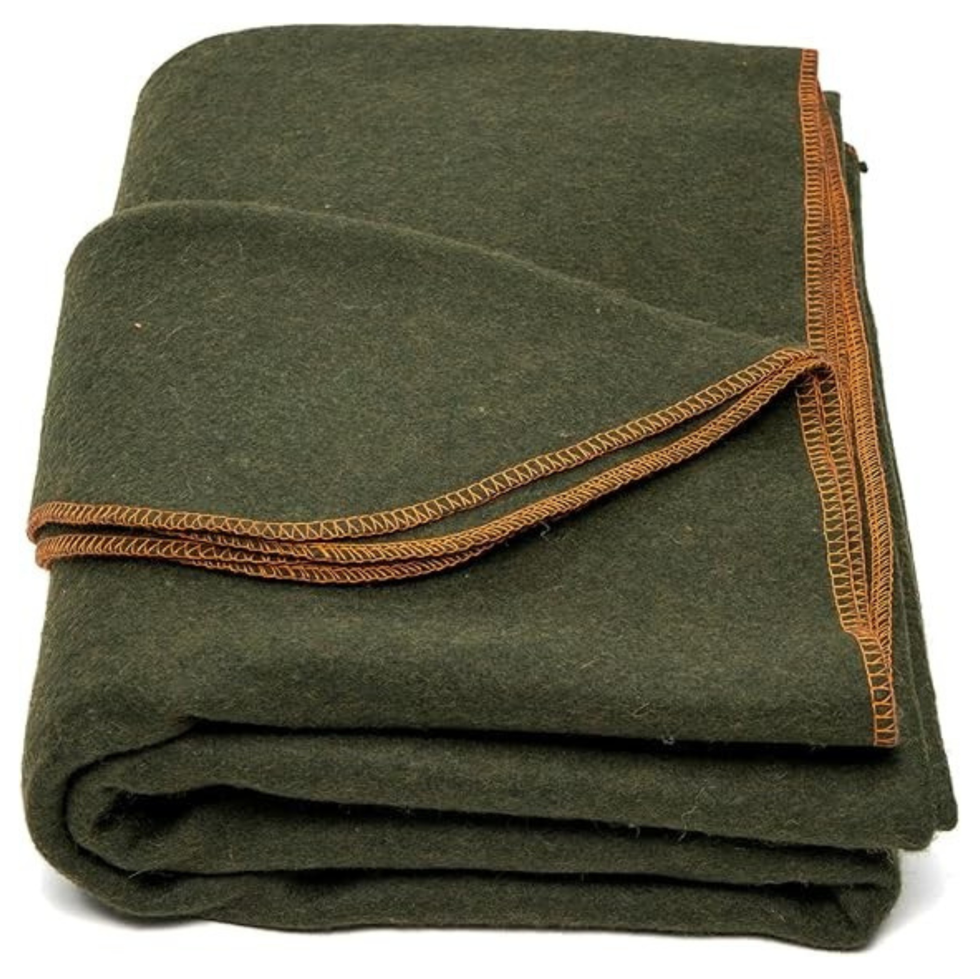 Wool Blend Blanket 64x88 inch for Camping, Travel, and Gear Kits